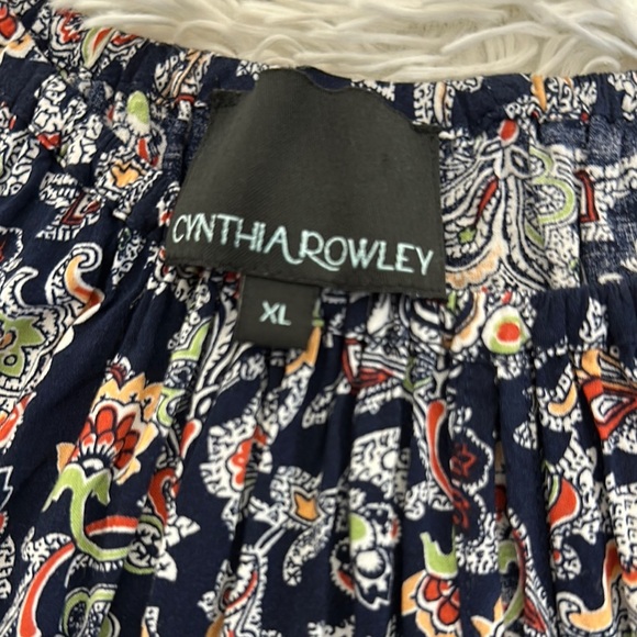 Cynthia Rowley Cold Shoulder Blouse - Picture 2 of 10